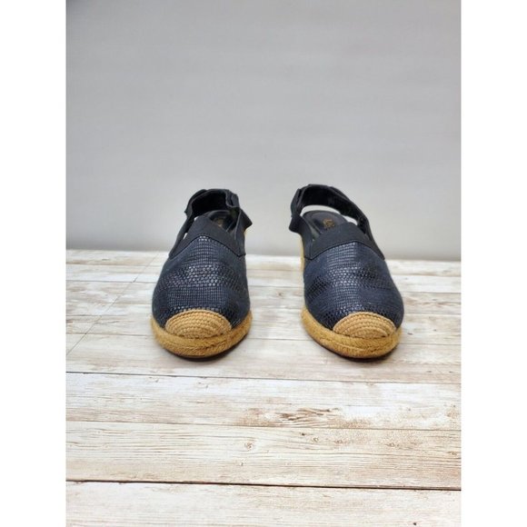 Lauren Ralph Lauren Closed-Toe SlingBack Wedge Sandals‎ Size 8 - Picture 4 of 9